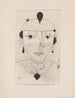 Croquis de portrait d'une dame costumée - Paul Klee — artwork view