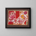 Rumor - Paul Klee — framed artwork on a wall