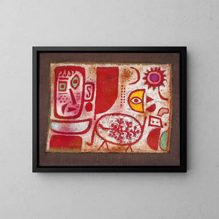 Rumor - Paul Klee — framed artwork on a wall