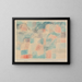 Red Earth Painting - Paul Klee — framed artwork on a wall