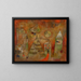 Heure fatidique à douze heures moins le quart - Paul Klee — framed artwork on a wall