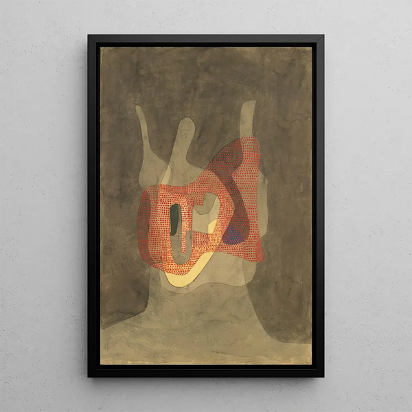 Protectrice - Paul Klee — framed artwork on a wall