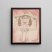 Singer of the Opera Comique - Paul Klee — framed artwork on a wall