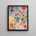 Gardens of the South - Paul Klee — framed artwork on a wall