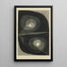 Spiral Flowers Painting I - Paul Klee — framed artwork on a wall