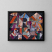 City R - Paul Klee — framed artwork on a wall