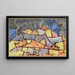 Forme stricte de montagne, montagne cristalline - Paul Klee — framed artwork on a wall