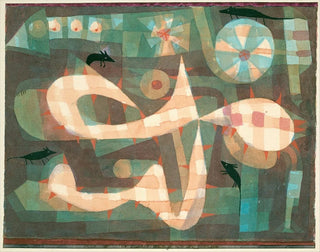 The barbed wire with mice - Paul Klee — artwork view