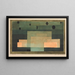 The firmament above the temple - Paul Klee — framed artwork on a wall