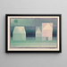 Three Houses - Paul Klee — framed artwork on a wall