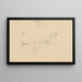 Dream of a Lady - Paul Klee — framed artwork on a wall