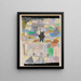 Under a Black Star - Paul Klee — framed artwork on a wall
