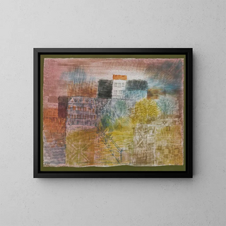 Avant-printemps - Paul Klee — framed artwork on a wall