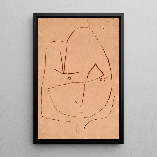 Va se faner - Paul Klee — framed artwork on a wall
