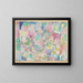 Deux petits plaisirs - Paul Klee — framed artwork on a wall