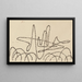 dry branches - Paul Klee — framed artwork on a wall