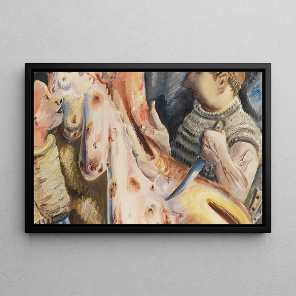 At the Slaughter - Paul Kleinschmidt — framed artwork on a wall