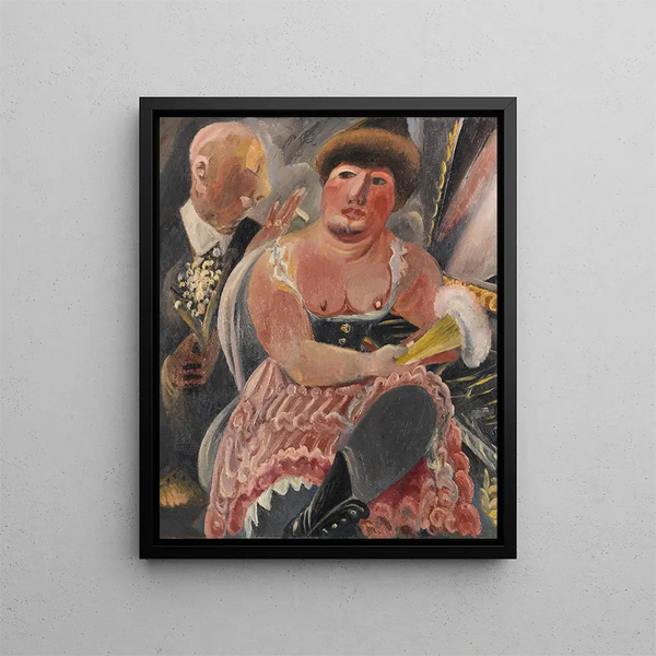 Cavalier au muguet - Paul Kleinschmidt — framed artwork on a wall