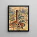 Landscape with Factory - Paul Kleinschmidt — framed artwork on a wall