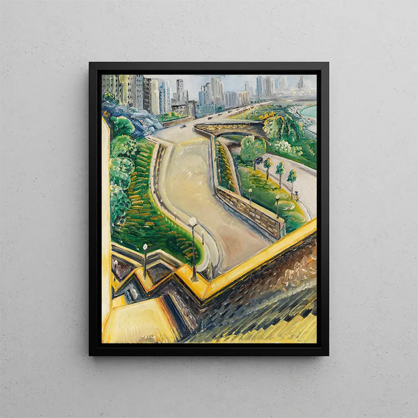 New York Riverside Drive - Paul Kleinschmidt — framed artwork on a wall