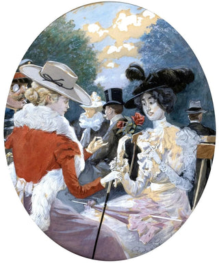 Paul Klimsch - Feine Gesellschaft im Park.webp