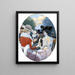 Belle compagnie dans le parc - Paul Klimsch — framed artwork on a wall