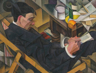 Portrait of a Man Reading - Paul Kotlarevsky — artwork view