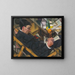 Portrait of a Man Reading - Paul Kotlarevsky — framed artwork on a wall