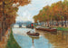 A canal in autumn - Paul Kutscha — artwork view