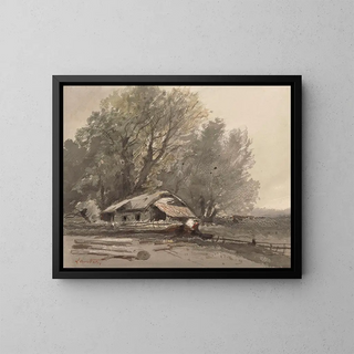 Farm - Paul Lauters — framed artwork on a wall