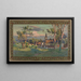Village with a Church - Paul Léon Félix Schmitt — framed artwork on a wall