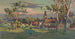Village with a church - Paul Léon Félix Schmitt — artwork view