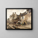 Soldiers around the campfire - Paul Louis Narcisse Grolleron — framed artwork on a wall