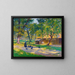 Cour de ferme - Paul Madeline — framed artwork on a wall