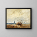Marine View Painting - Paul Marny — framed artwork on a wall