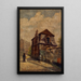 Le Pavillon de chasse de M. de Jullienne, ruelle des Gobelins - Paul Martellière — framed artwork on a wall