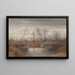 The cricket marsh at Digne-les-Bains - Paul Martin — framed artwork on a wall