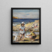 At the Beach - Paul Michel Dupuy — framed artwork on a wall