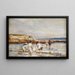 Pataugeant dans l'eau - Paul Michel Dupuy — framed artwork on a wall
