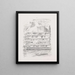 Funeral pyre painting - Paul Nash — framed artwork on a wall