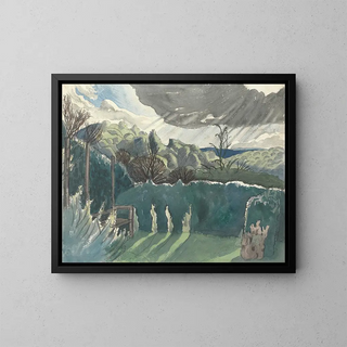 Landscape - Paul Nash — framed artwork on a wall