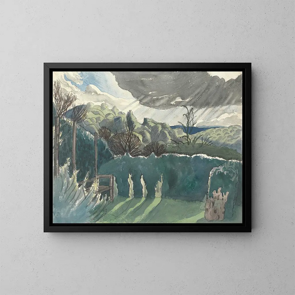 Landscape - Paul Nash — framed artwork on a wall