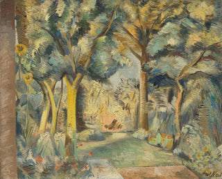 The Garden at Meadle - Paul Nash — artwork view