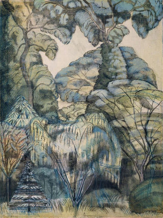 Paul Nash - Trees in Bird Garden Iver Heath.webp