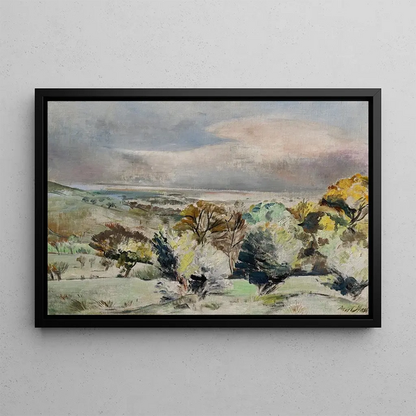 Forest Landscape - Paul Nash — framed artwork on a wall