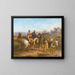 Cavaliers dans le désert - Paul Philippoteaux — framed artwork on a wall