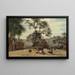 Scene of Market in Choubra, Cairo - Paul Philippoteaux — framed artwork on a wall