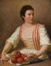 A Woman with a Basket of Fruits - Paul Ponce Antoine Robert — artwork view