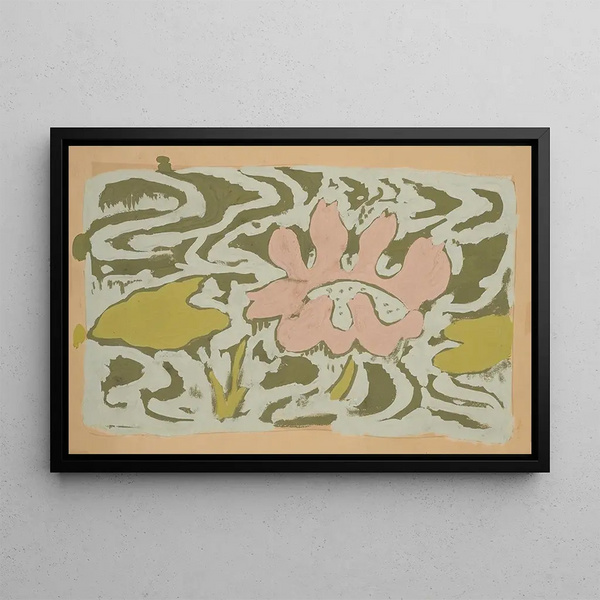 Nénuphars - Paul Ranson — framed artwork on a wall