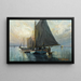 Scene of the Gulf Coast - Paul Richard Schumann — framed artwork on a wall